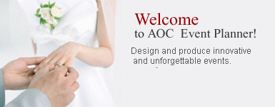 AOC Event Planner, Design and produce inovative and unforgettable events.